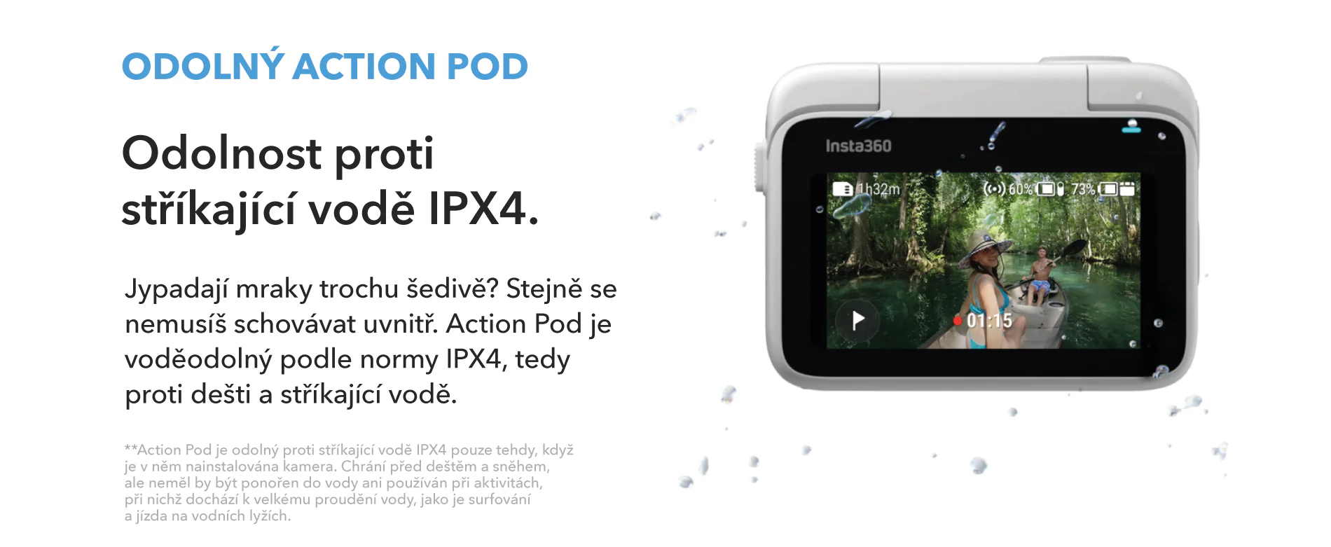 Insta360 Go 3s odolný action pod